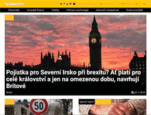 Tablet Screenshot of euractiv.cz