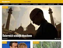 Tablet Screenshot of euractiv.de