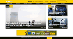 Desktop Screenshot of euractiv.sk
